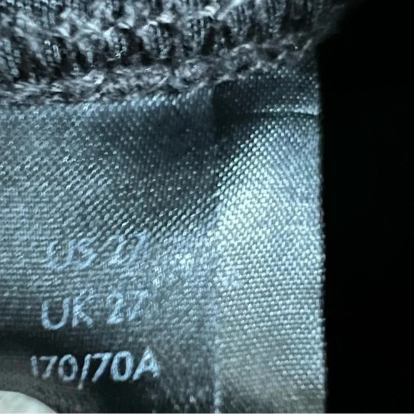 We The Free Maggie Mid Rise Washed Black Distressed Jeans Size 27 - Picture 13 of 13